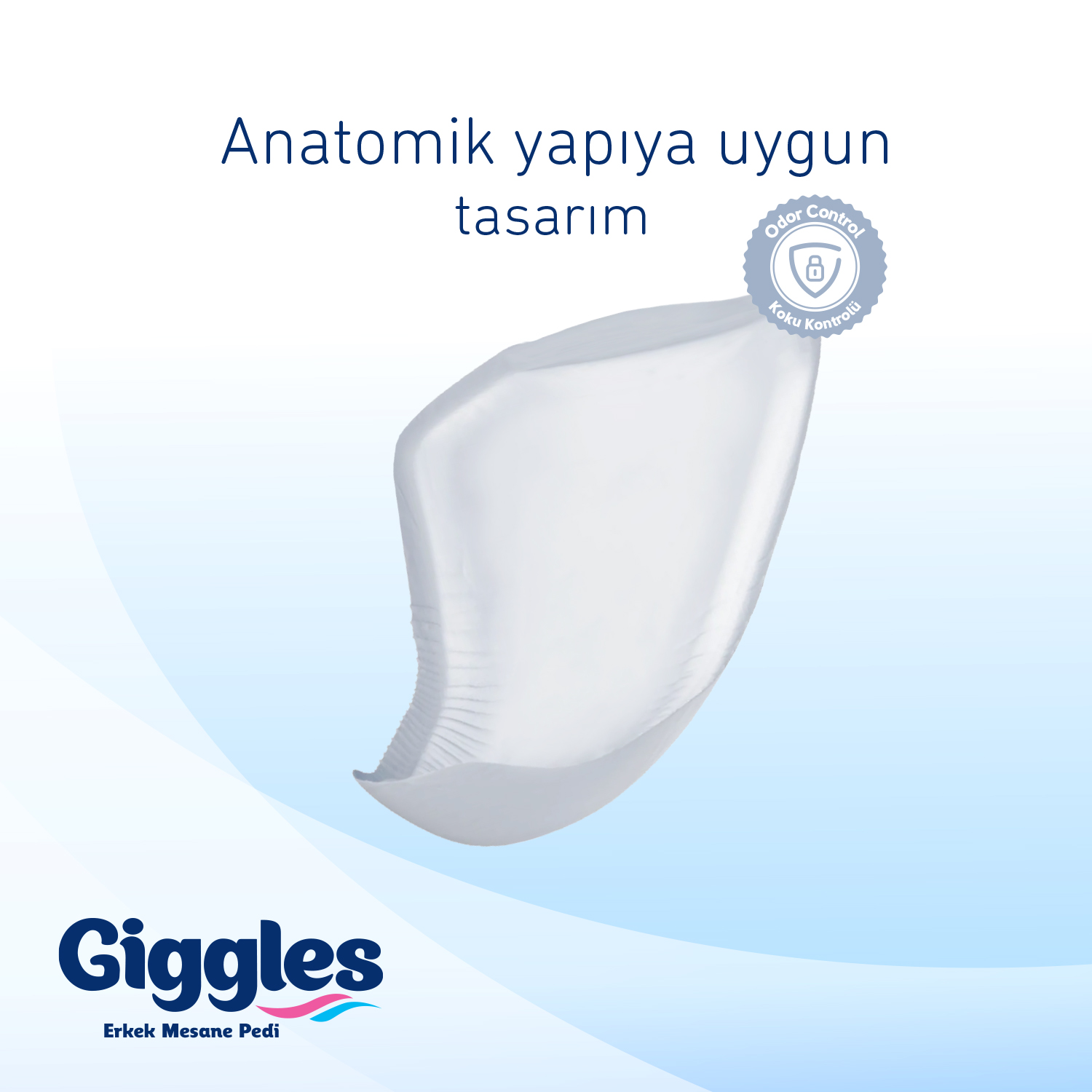 Giggles Erkek(Men) Mesane Pedi (Bladder Pad)  Medium 2 paket 40 Adet